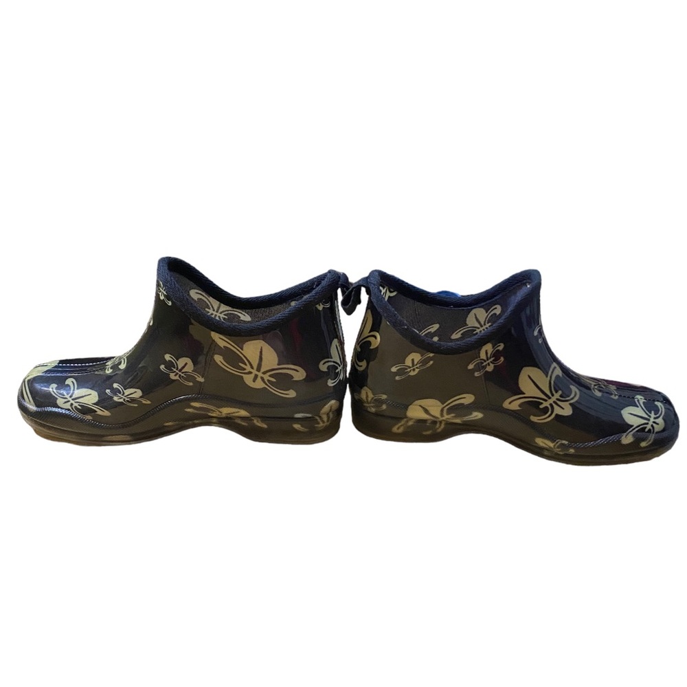 Fleur de Leis Rain Booties